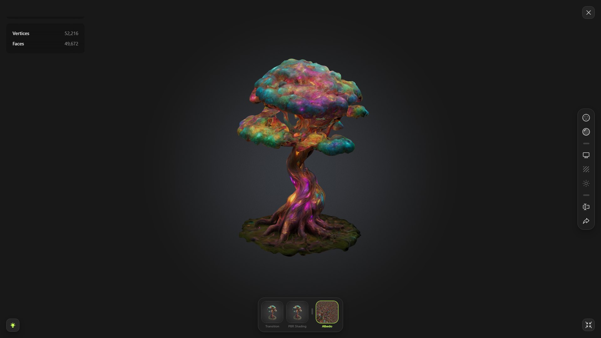 3D Colorful Fantasy Tree With Intricate Leaf Patterns - TurboSquid 2301407