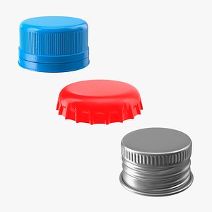 Bottle Caps Collection 3 3D model