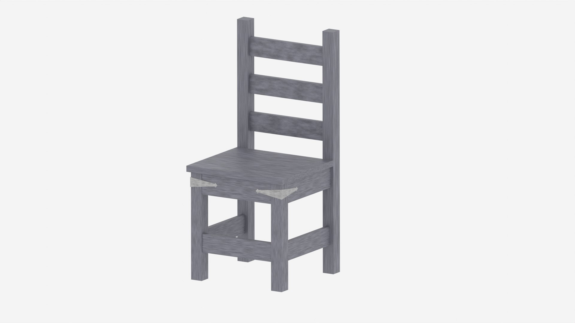 3D Old Chair Medieval Model - TurboSquid 2229085