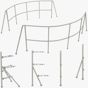 Ship Handrails Posts Collection V1