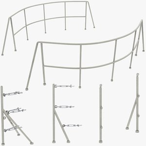 Ship Handrails Posts Collection V1