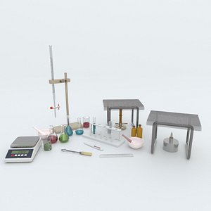 3D chemistry lab equipment
