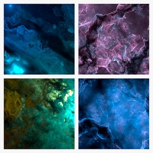 3D Space Nebulae for Blender Collection