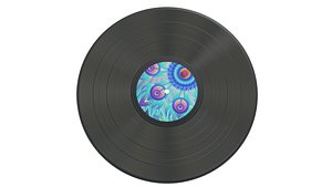 3D vinyl record
