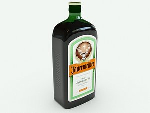 jagermeister bottle 3d max