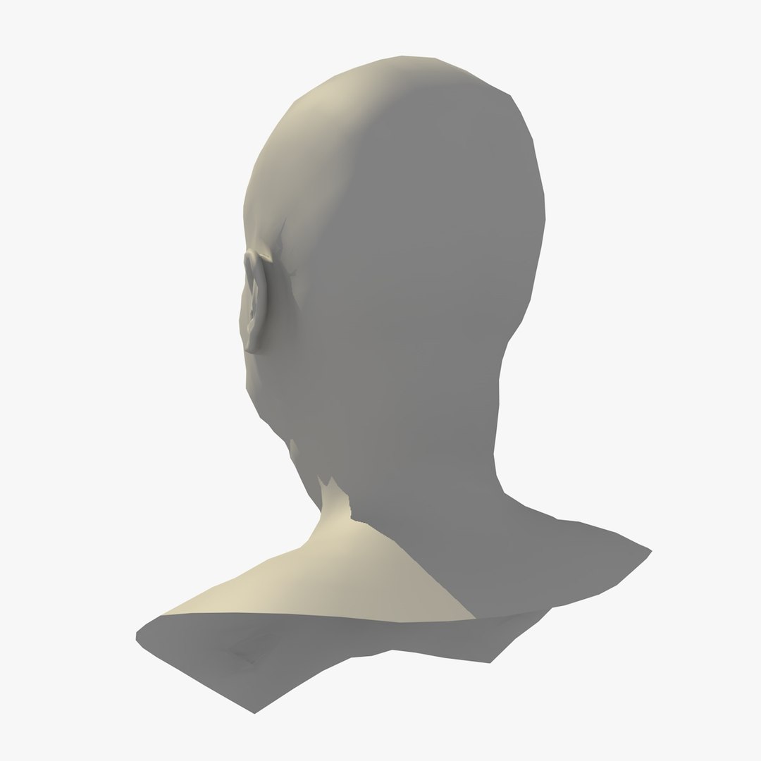 Realistic Head Base Mesh 3D Model - TurboSquid 1438811