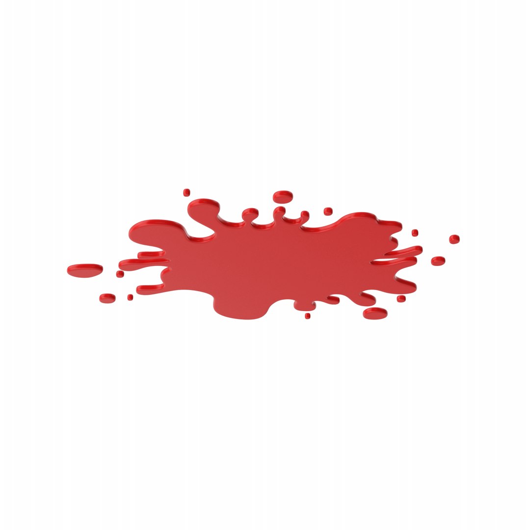 3D Red Splash - TurboSquid 1975161