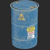 Hazardous Material Barrel