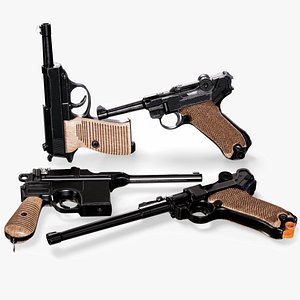 German World War Pistols Collection