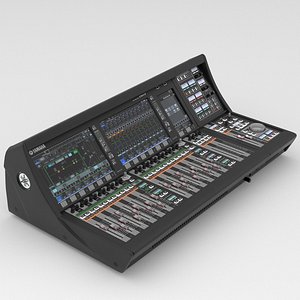 Yamaha DM7-EX Digital Mixing Console with Expansion Controller 3D model