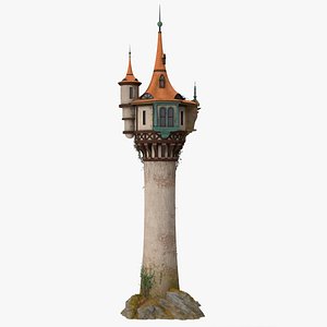 Rapunzel Castle Tower 3D model