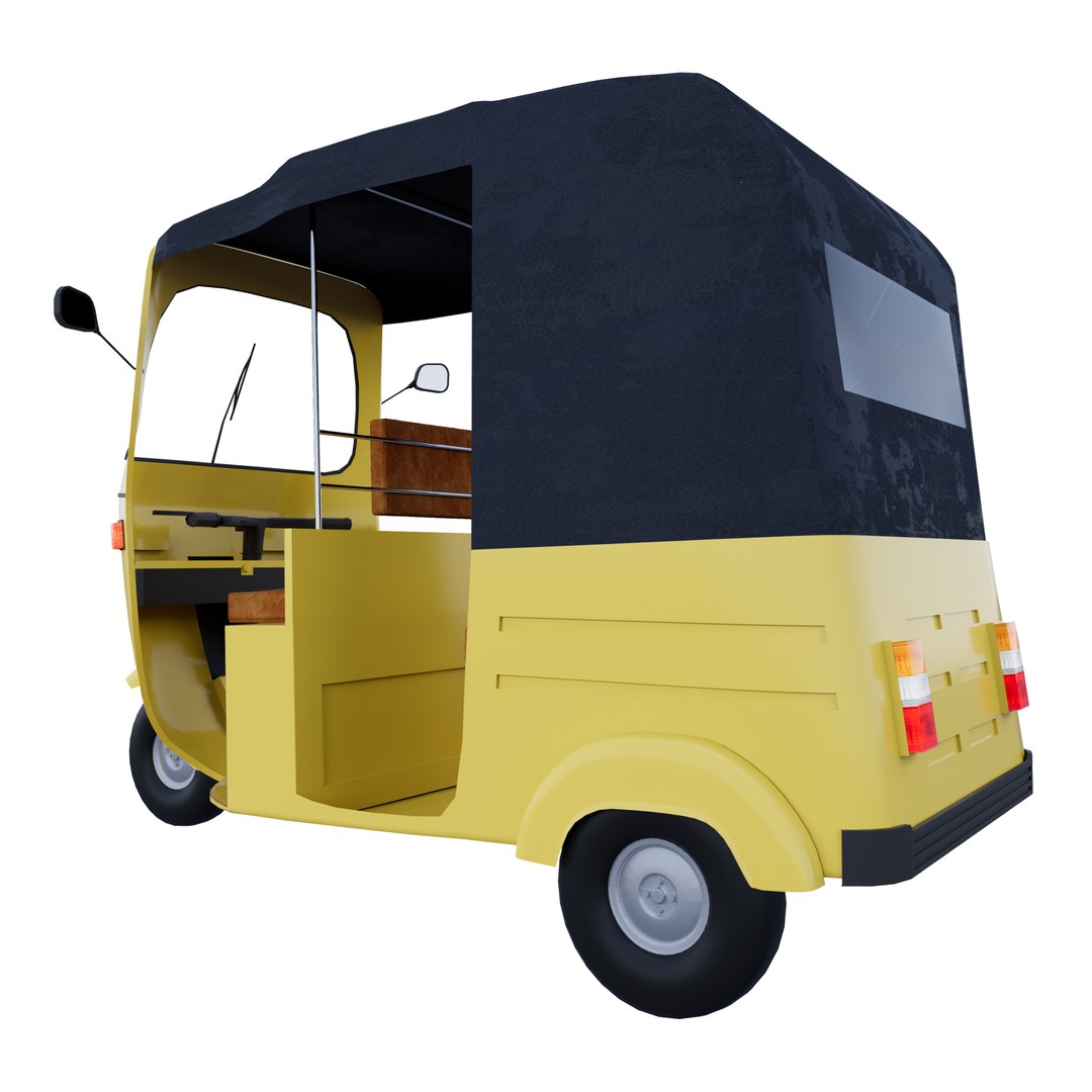 3D Auto Rickshaw - TurboSquid 2397319