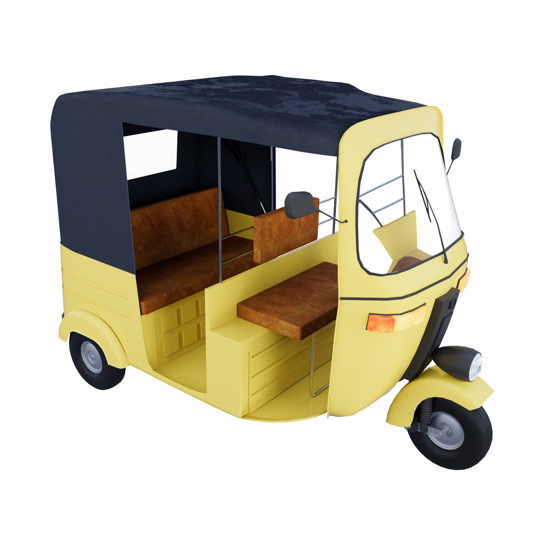 3D Auto Rickshaw - TurboSquid 2397319