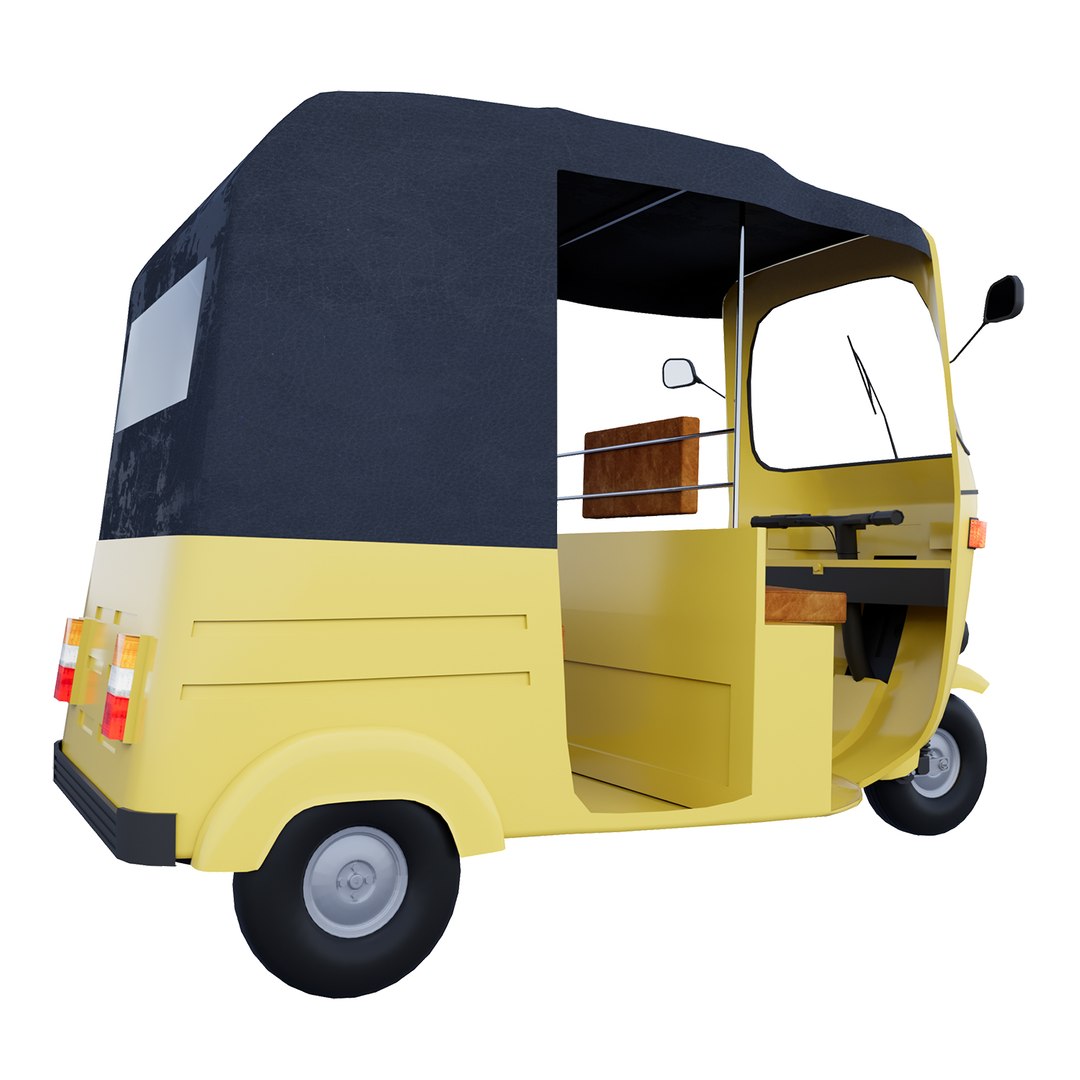 3D Auto Rickshaw - TurboSquid 2397319