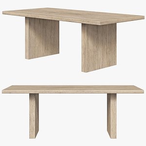 Restoration Hardware Julien dining table 3D model