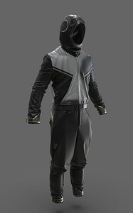 Cyberpunk Overall Costume Marvelous Designer