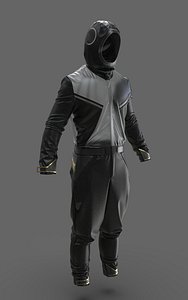 Cyberpunk Overall Costume Marvelous Designer