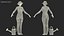 Jardinier Asiatique Femme Rigged