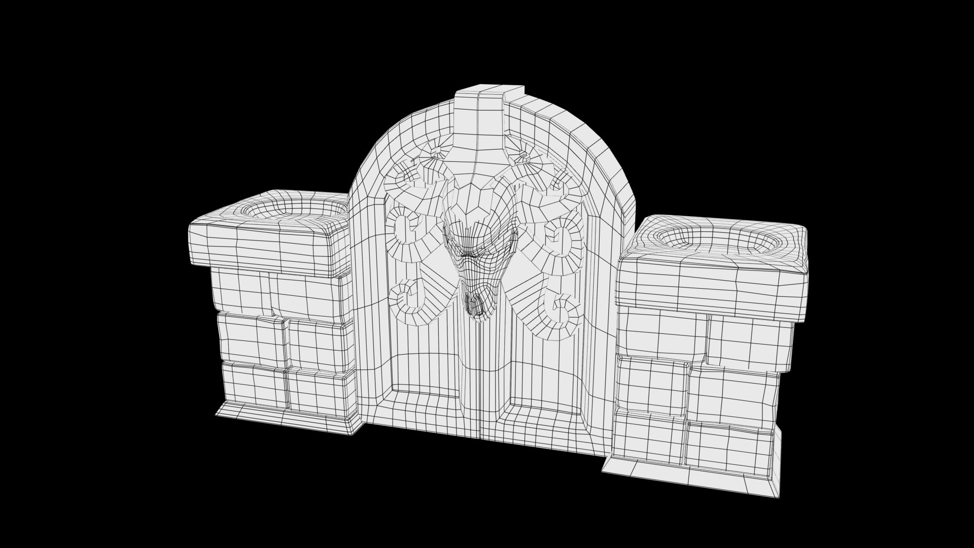 3D Model Gate Stylized - TurboSquid 1839490