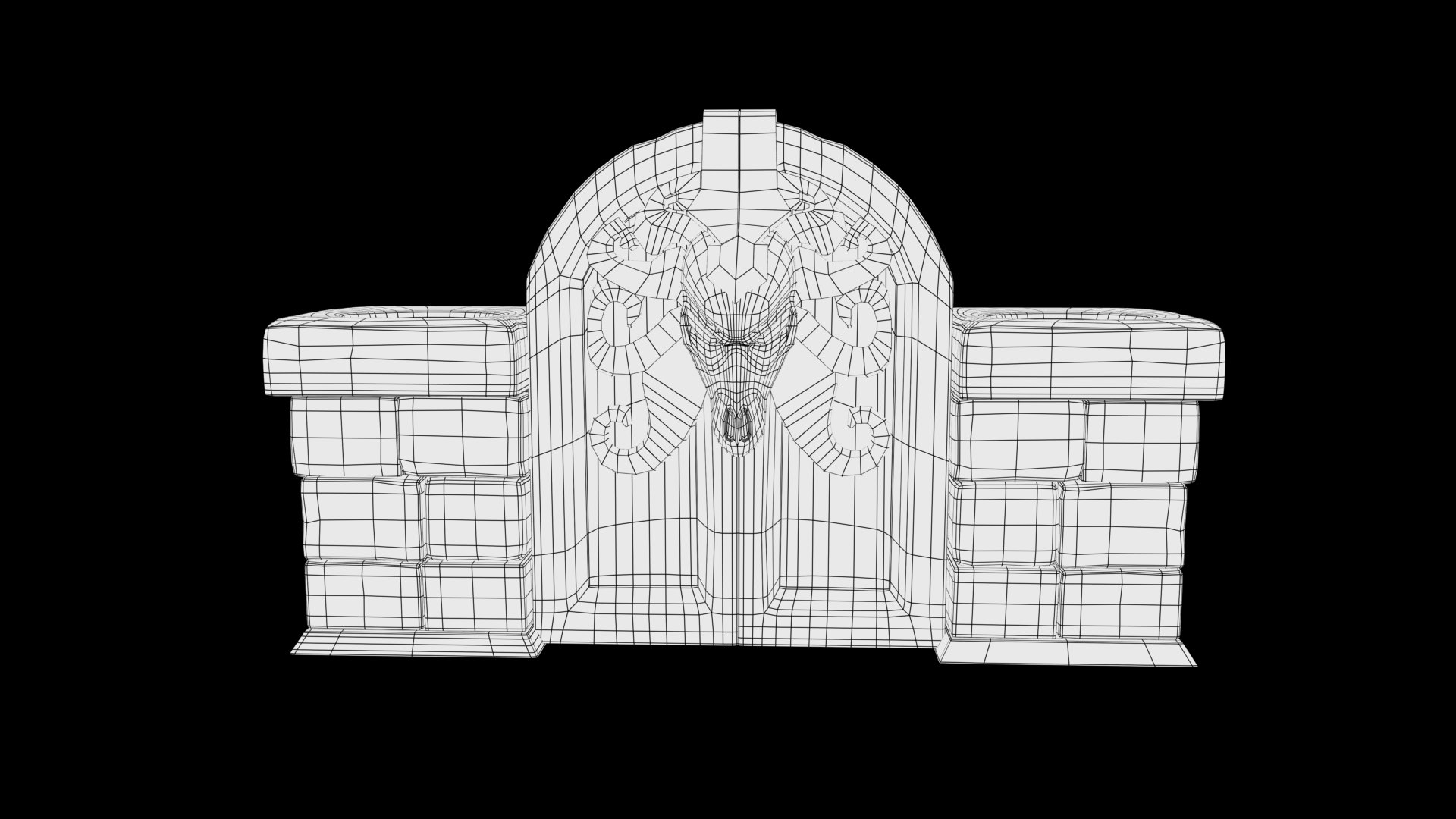 3D Model Gate Stylized - TurboSquid 1839490