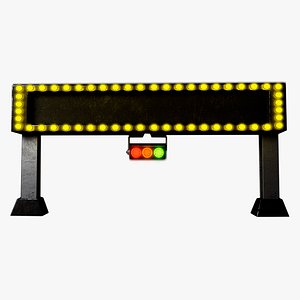 Racing start lights model