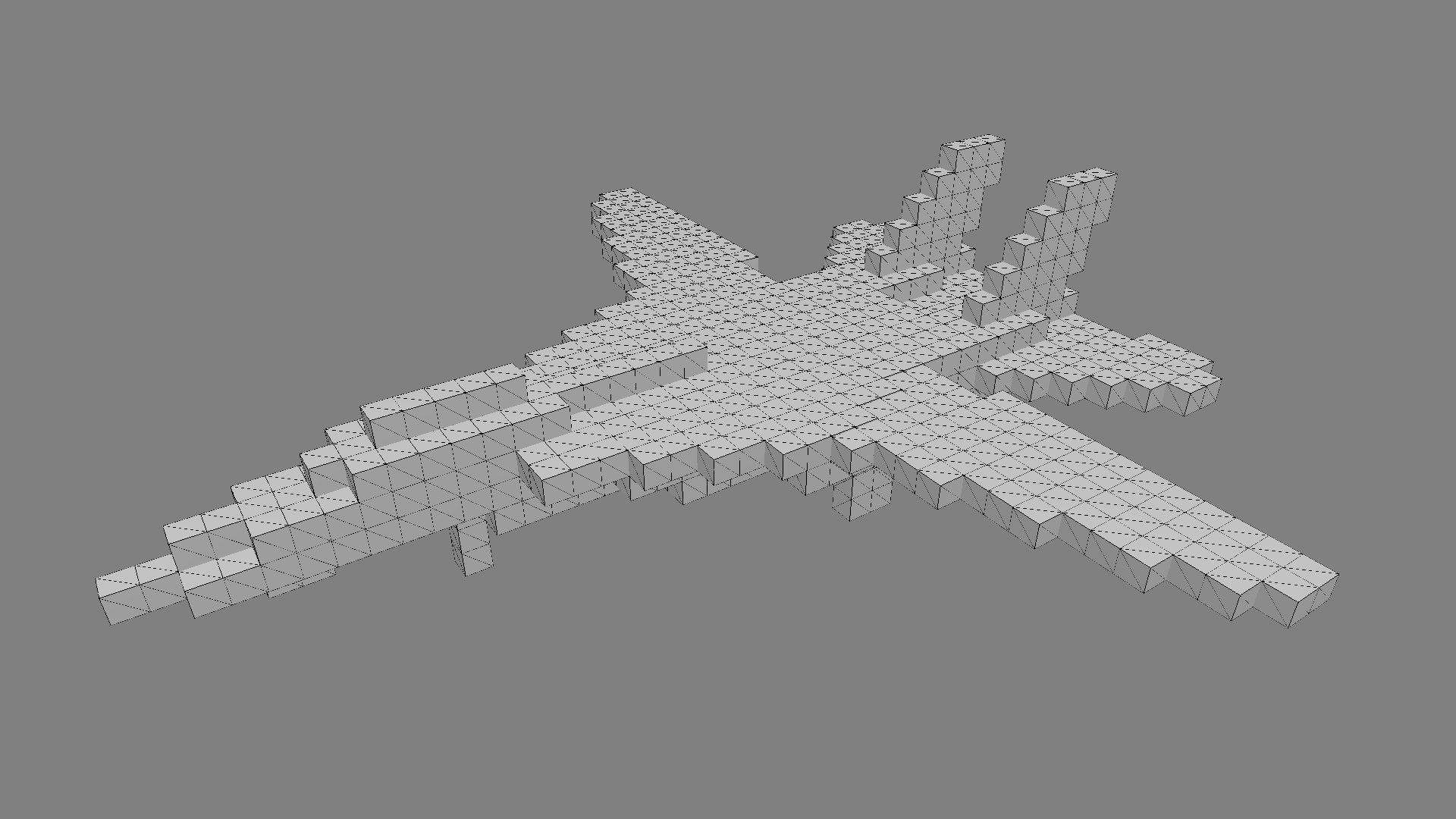 F14 Tomcat - Pixelated Model - TurboSquid 1921210