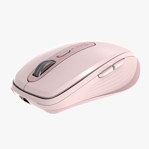 3D Wireless Mouse Logitech MX Anywhere 3S Pink