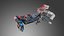 3d sci-fi model