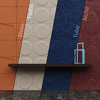CUIR AU CARRE Wall Panels Part 2