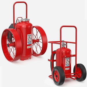 Wheeled Extinguisher Set