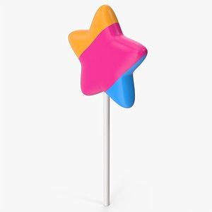 Star Lollipop Candy model