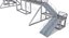 Pedestrain Metallic Overpass
