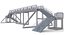 Pedestrain Metallic Overpass