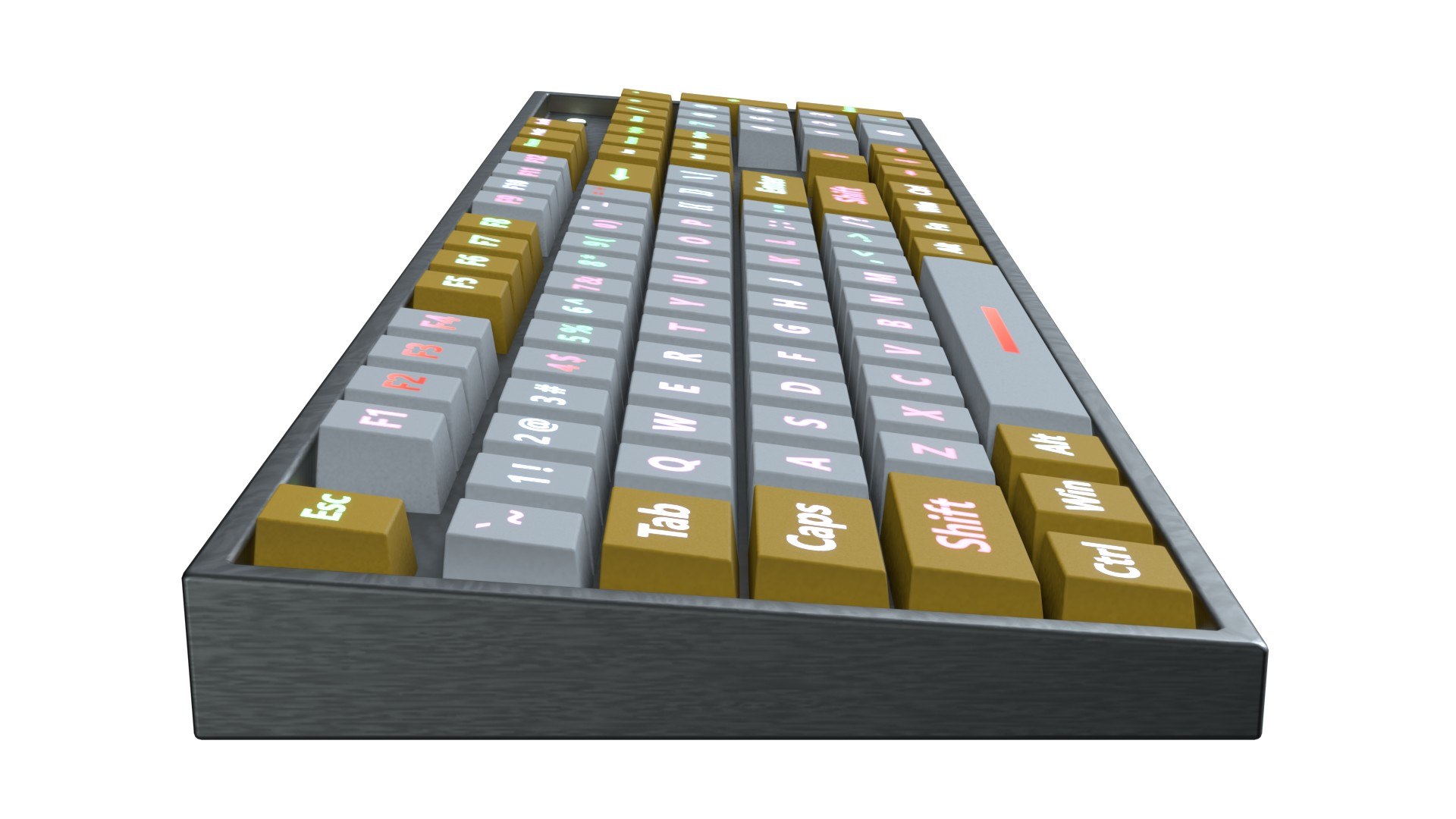 Pack Of Detailed Low Poly Backlit Keyboards 3D Model TurboSquid 2067700