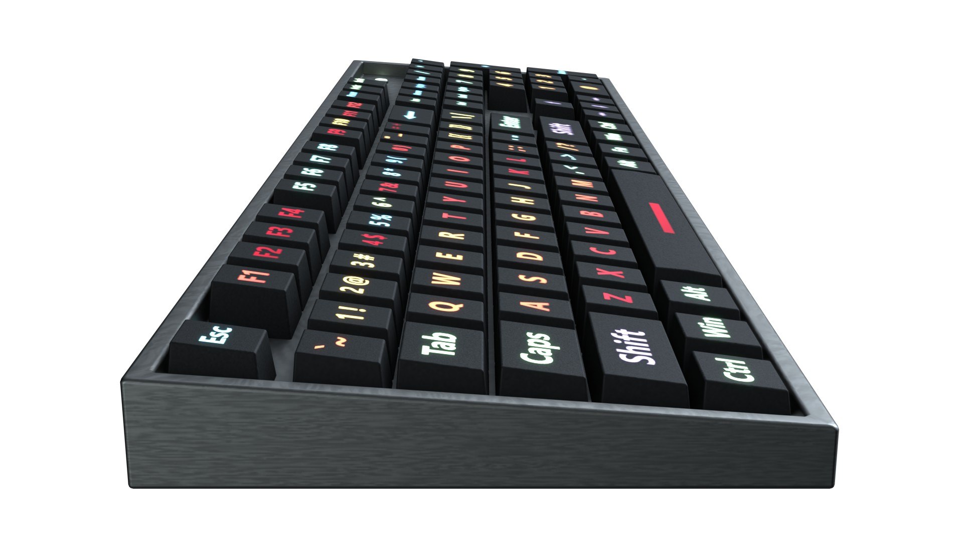 Pack Of Detailed Low Poly Backlit Keyboards 3D Model - TurboSquid 2067700
