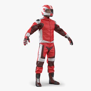 motorcycle rider generic 2 3d max