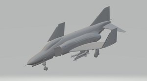 f4e phantom ii wheels 3D model