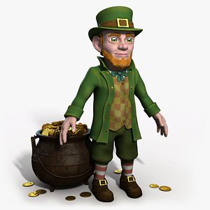 3ds max leprechaun gold character