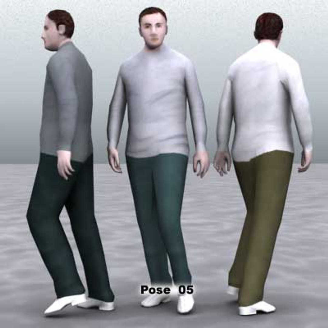 3d Model Of Human Male Guy