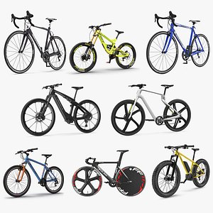 3D Bicycles Collection 5