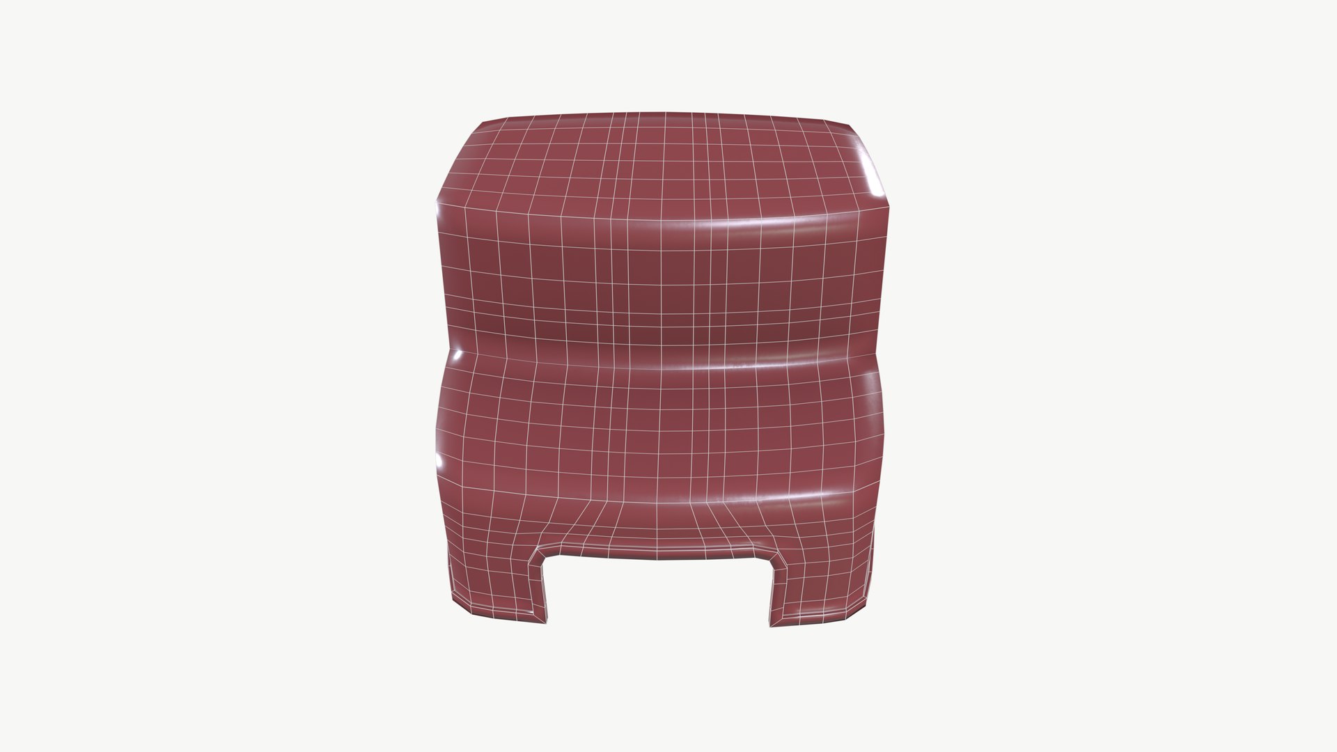 3D Model Plastic Stool - TurboSquid 2332733