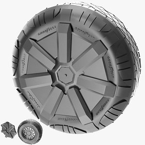 3D Cybertruck Tire
