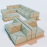DS-88 sofa's - Alfredo Haberli 3D Model