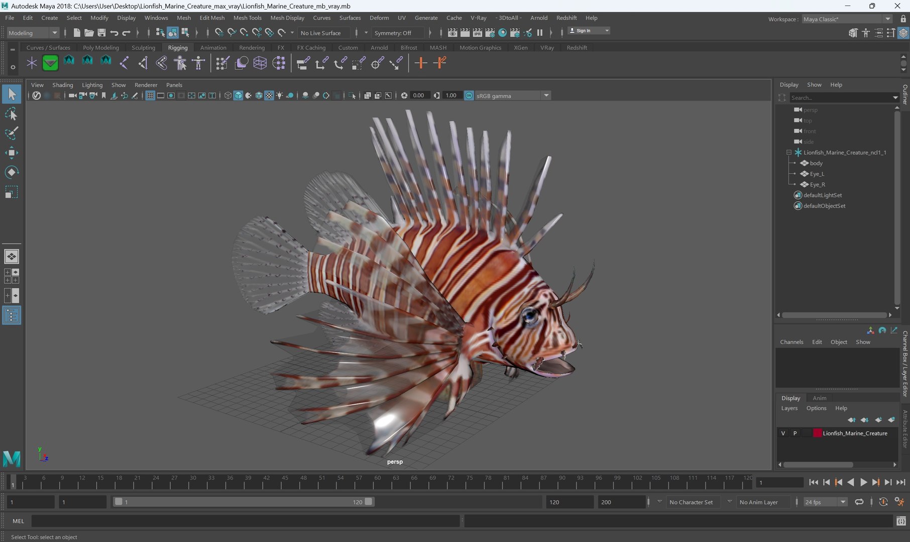 Lionfish Marine Creature 3D model https://p.turbosquid.com/ts-thumb/L4/QFzx61/Kk/lionfish_marine_creature_1002/jpg/1743531238/1920x1080/fit_q87/78bfdaed111d2a7c809f603ba7d24481a9d5f6d6/lionfish_marine_creature_1002.jpg