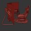 racing simulator 3D model