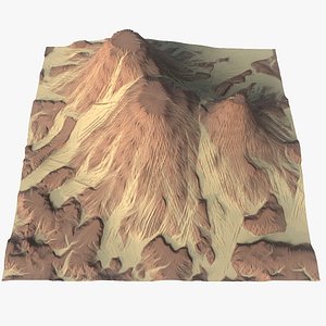 3D Eroded Desert Cliffs