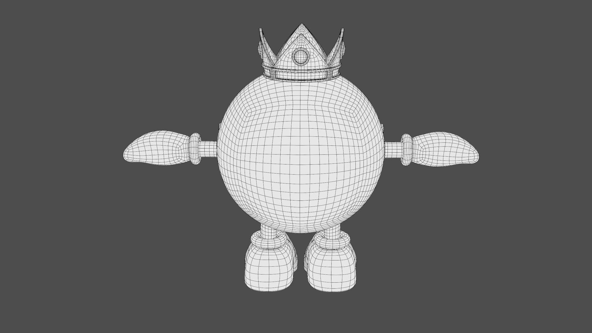 3D Model King Bob Omb Character - TurboSquid 2632610