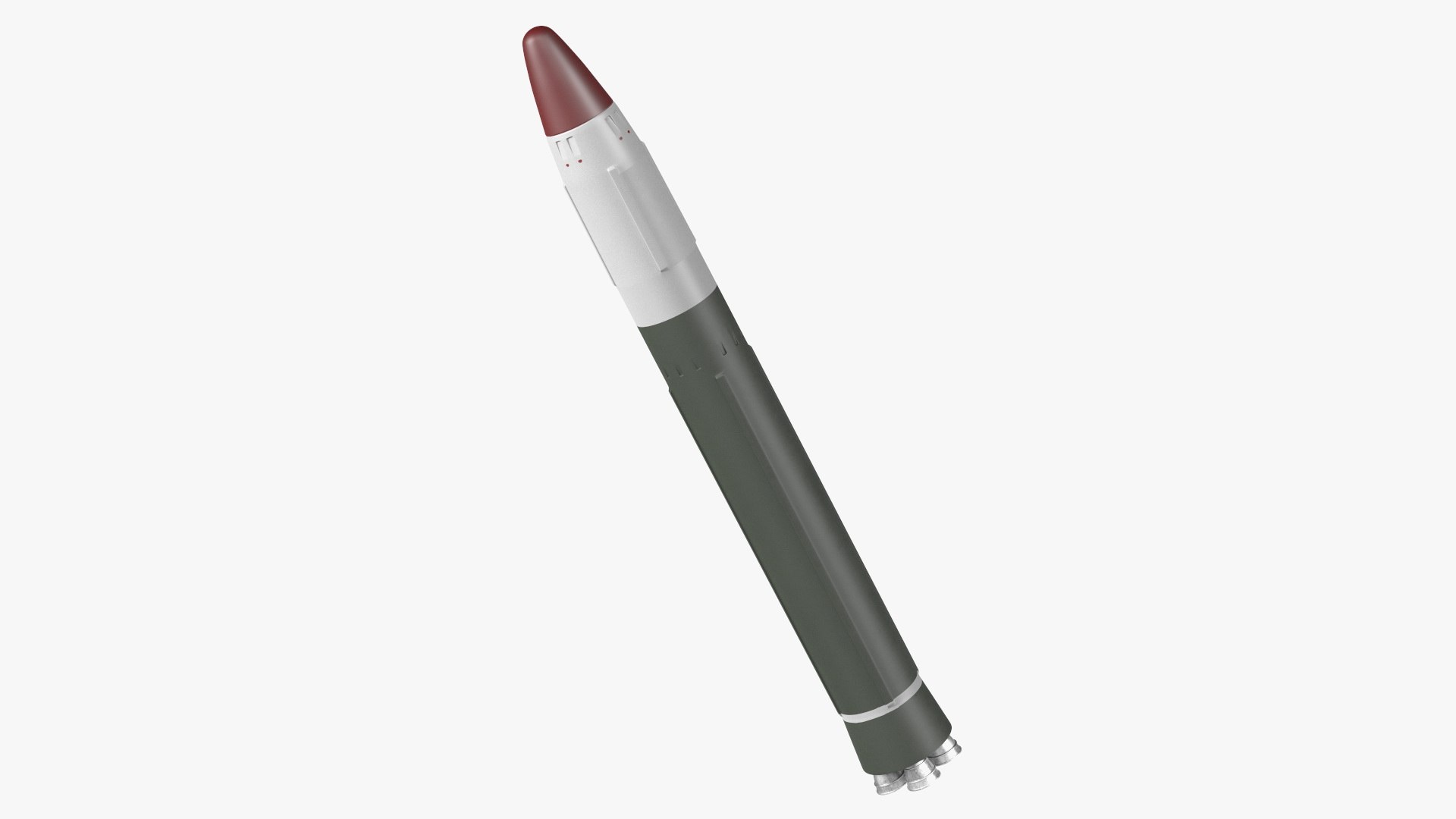 Intercontinental Ballistic Missile 3D model preview