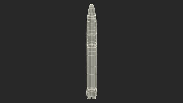 대륙간탄도미사일 3D 모델 - TurboSquid 1936683