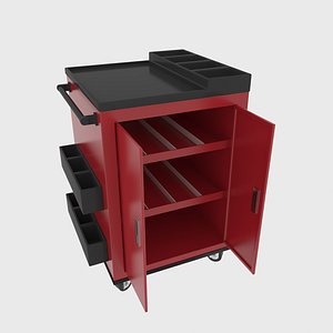 3D model workshop service trolley
